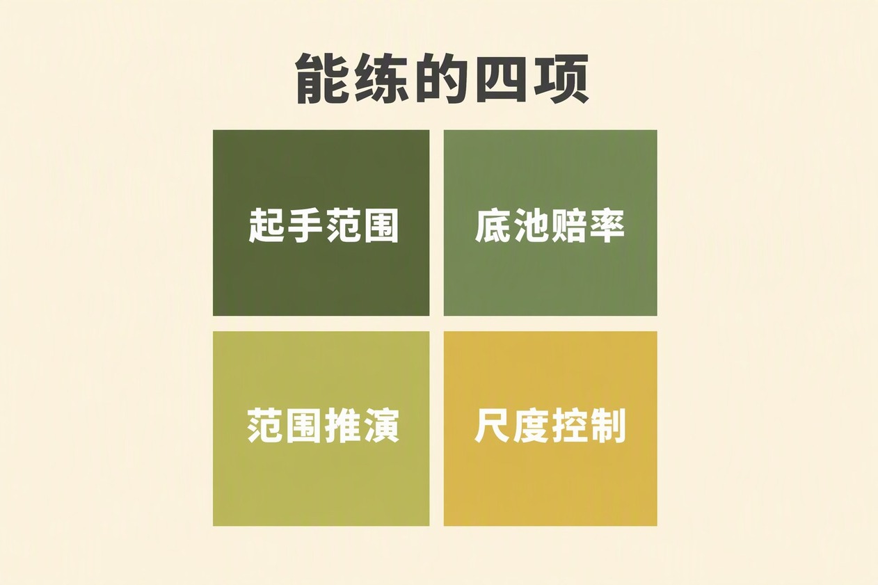 扑克竞技中六个常见误判的对照